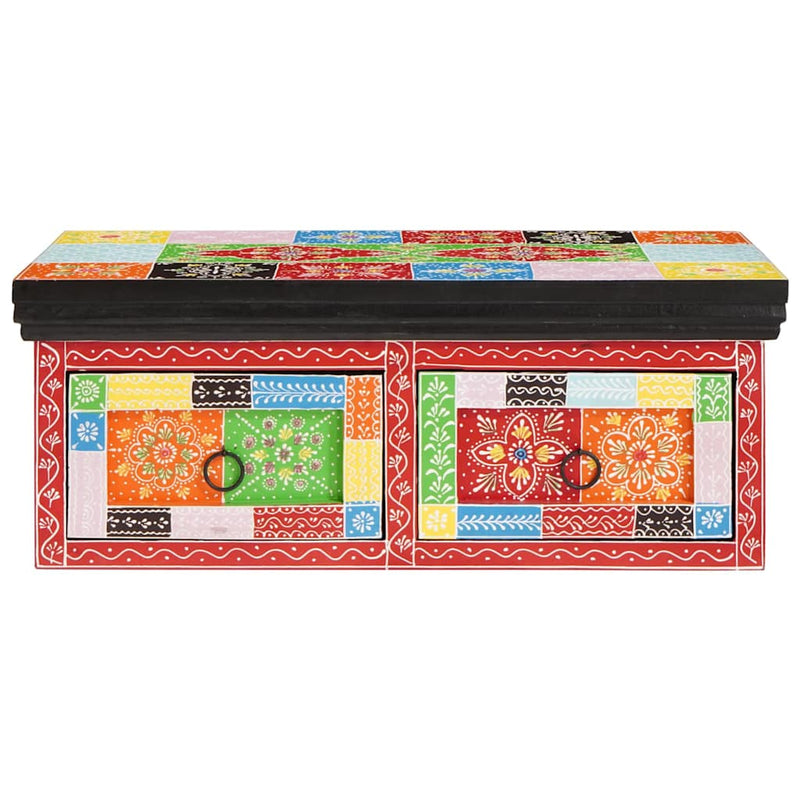 vidaXL TV-szekrény fiókkal Sokszínű 60 x 30 x 24 cm Tömör mangófa