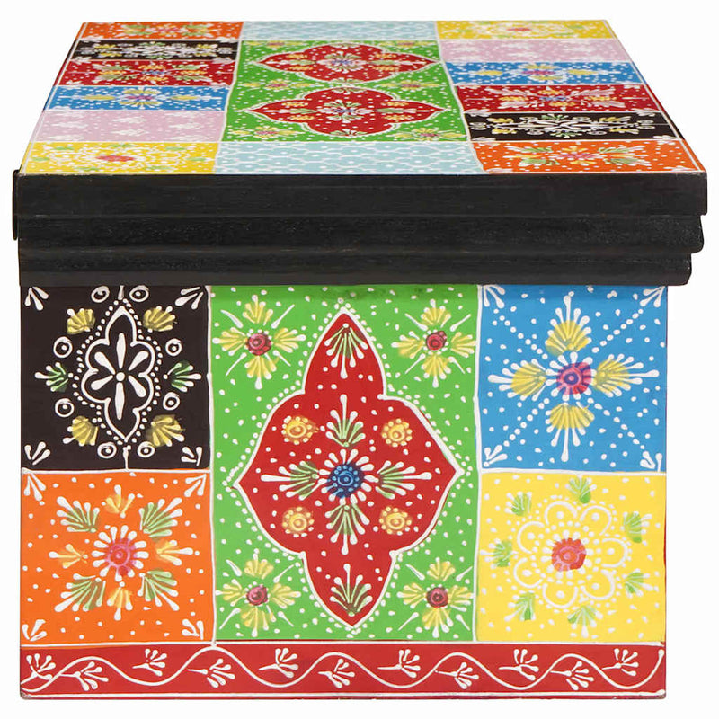 vidaXL TV-szekrény fiókkal Sokszínű 60 x 30 x 24 cm Tömör mangófa
