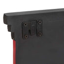 vidaXL Kabáthorog Fekete 80 x 25 x 2 cm Faanyag