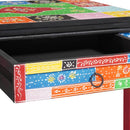 vidaXL Asztal fiókkal tárolóval Barna 100 x 50 x 75 cm Tömör mangófa