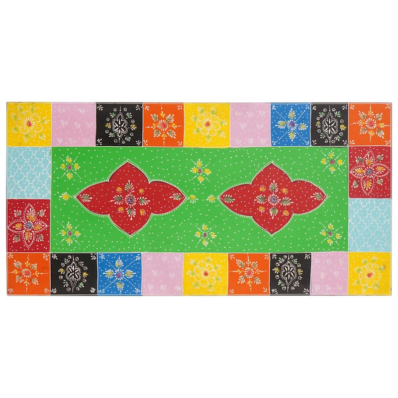 vidaXL Asztal fiókkal tárolóval Barna 100 x 50 x 75 cm Tömör mangófa