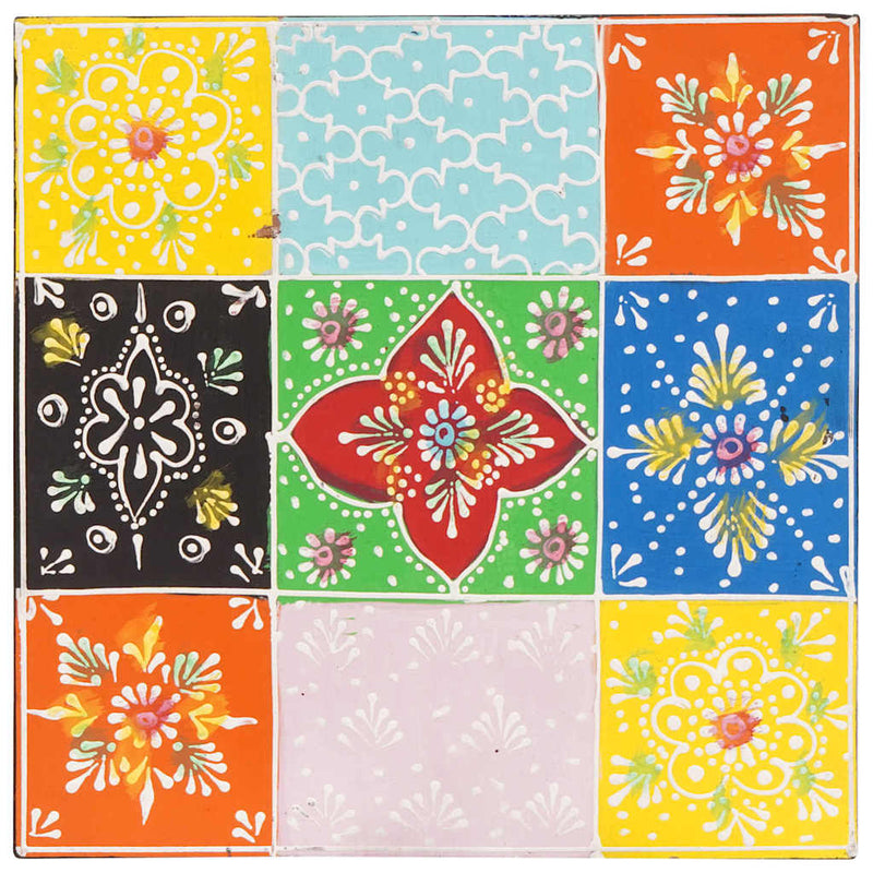 vidaXL Fészekasztal Barna 50 x 50 x 50 cm Tömör mangófa