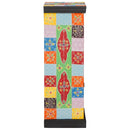 vidaXL Fiókos szekrény ajtóval Sokszínű 30 x 30 x 90 cm Tömör mangófa