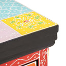 vidaXL Éjjeliszekrény 2 pcs Sokszínű 40 x 30 x 40 cm Tömör mangófa