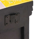 vidaXL Éjjeliszekrény 2 pcs Sokszínű 40 x 30 x 40 cm Tömör mangófa