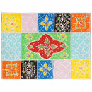 vidaXL Éjjeliszekrény 2 pcs Sokszínű 40 x 30 x 40 cm Tömör mangófa