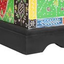vidaXL Tároló Doboz Sokszínű 40 x 30 x 30 cm Tömör mangófa