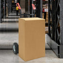 vidaXL Kézikocsi Fekete és piros 57 x 46 x 113 cm Acél