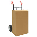 vidaXL Kibővíthető Kézikocsi Fekete és piros 57 x 46 x 113 cm Acél