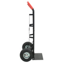 vidaXL Kézikocsi Fekete és piros 57 x 46 x 113 cm Acél