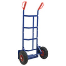 vidaXL Kibővíthető Kézikocsi Kék és Piros 57 x 46 x 113 cm Acél