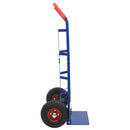 vidaXL Kibővíthető Kézikocsi Kék és Piros 57 x 46 x 113 cm Acél
