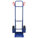 vidaXL Kézikocsi Kék és Piros 49,5 x 53 x 114 cm Acél