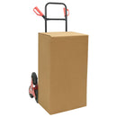 vidaXL Kézikocsi Fekete és piros 64,5 x 49,5 x 114 cm Acél