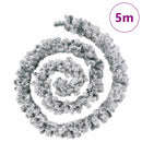 vidaXL zöld PVC karácsonyi füzér LED-ekkel 5 m