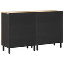 vidaXL Tároló szekrények 2 db 120 x 33 x 75 cm Tömör Mangófát Sokszínű