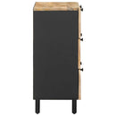 vidaXL Tároló szekrények 2 db 120 x 33 x 75 cm Tömör Mangófát Sokszínű