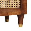 vidaXL Szófa összeállítás 2 pcs Barna 60 x 33.5 x 75 cm Tömör mangófa