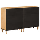 vidaXL Tároló szekrények 2 pcs Barna 60 x 33,5 x 75 cm Tömör Mangófát