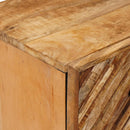 vidaXL Tároló szekrények 3 pcs Barna 60 x 33,5 x 75 cm Tömör Mangófát