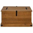 vidaXL tömör fenyőfa HALDEN tárolószekrény 91x91x47 cm