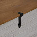 vidaXL fehér tömör fenyőfa HALDEN tárolószekrény 91x91x47 cm