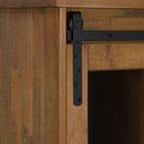 vidaXL HALDEN tömör fa komód tolóajtós 80x40x80 cm