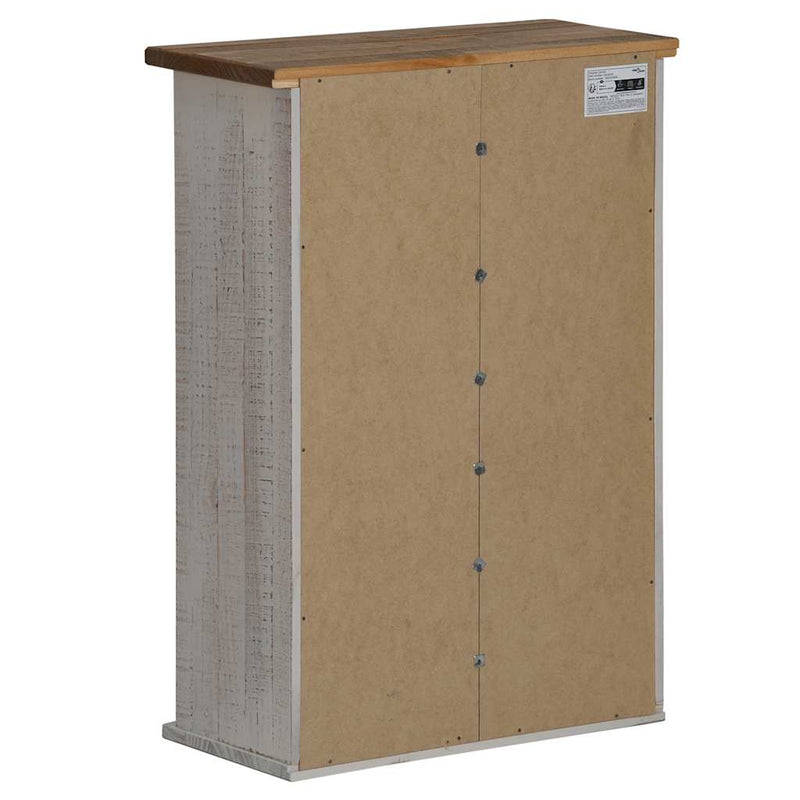 vidaXL HALDEN szürke fenyőfa akasztószekrény tolóajtóval 49x22,5x70 cm