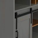 vidaXL HALDEN fenyőfa borszekrény boros állványokkal és tolóajtóval