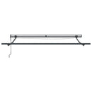 vidaXL burgundi vörös automata kihúzható LED-es napellenző 300x250 cm