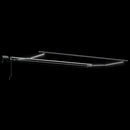 vidaXL burgundi vörös kézzel kihúzható LED-es napellenző 600 x 300 cm