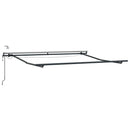 vidaXL barna automata kihúzható LED-es napellenző 300 x 250 cm