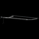 vidaXL barna kézzel kihúzható LED-es napellenző 400 x 300 cm