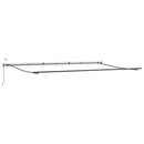 vidaXL barna automata kihúzható LED-es napellenző 600 x 300 cm