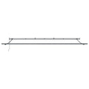 vidaXL barna automata kihúzható LED-es napellenző 600 x 300 cm