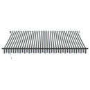 vidaXL antracitszürke-fehér LED-es kézi napellenző 400 x 300 cm