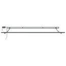 vidaXL antracitszürke-fehér LED-es kézi napellenző 400 x 300 cm