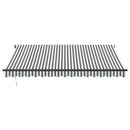 vidaXL antracitszürke-fehér automata kihúzható napellenző 400 x 300 cm