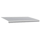 vidaXL antracitszürke-fehér LED-es kézi napellenző 500 x 300 cm