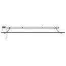 vidaXL antracitszürke-fehér LED-es kézi napellenző 500 x 300 cm