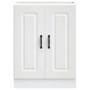 vidaXL Mosogató aljzat szekrény Kalmar fehér 60x46x81,5 cm műanyag fa