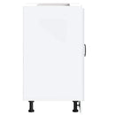 vidaXL Mosogató aljzat szekrény Kalmar fehér 60x46x81,5 cm műanyag fa