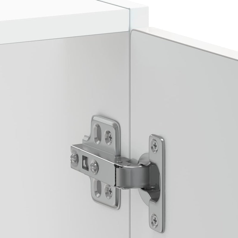 vidaXL Mosogató aljzat szekrény Kalmar magasfényű fehér 60x46x81,5 cm