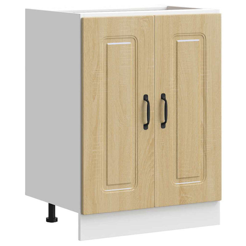 vidaXL Mosogató aljzat szekrény Kalmar sonoma tölgy 60x46x81,5 cm