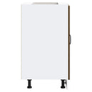 vidaXL Mosogató sljzat szekrény Kalmar barna tölgy 60x46x81,5 cm