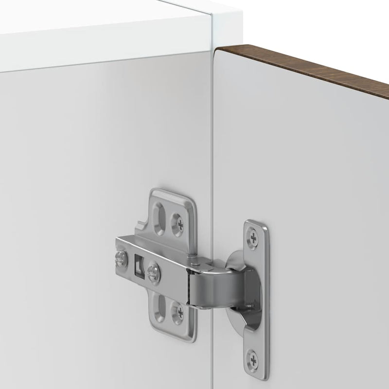 vidaXL Mosogató sljzat szekrény Kalmar barna tölgy 60x46x81,5 cm