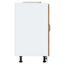 vidaXL Mosogató aljzat szekrény Kalmar régi fa 60x46x81,5cm műanyag fa