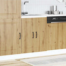 vidaXL Mosogató sljzat szekrény Kalmar kézműves tölgy 60x46x81,5 cm