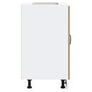 vidaXL Mosogató sljzat szekrény Kalmar kézműves tölgy 60x46x81,5 cm