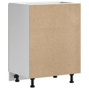 vidaXL Mosogató sljzat szekrény Kalmar kézműves tölgy 60x46x81,5 cm